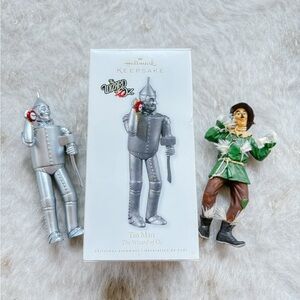 Hallmark Keepsake Ornament Set - The Wizard of Oz Tin Man and Scarecrow